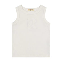 Load image into Gallery viewer, Retro Kid Waffle Tank - White