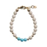 Dye Stone With Turquoise Beads Bracelet