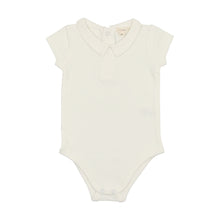 Load image into Gallery viewer, Lil legs Collar Onesie - Winter White
