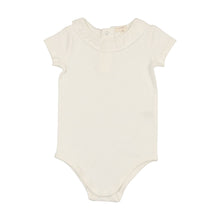 Load image into Gallery viewer, Lil Legs Ruffle Collar Onesie - Winter White