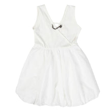 Load image into Gallery viewer, Mini Nod Chain Combo Girls Dress - White