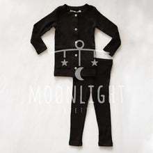 Load image into Gallery viewer, Little Parni K433 Baby Robe Rinestone Two Piece - Black