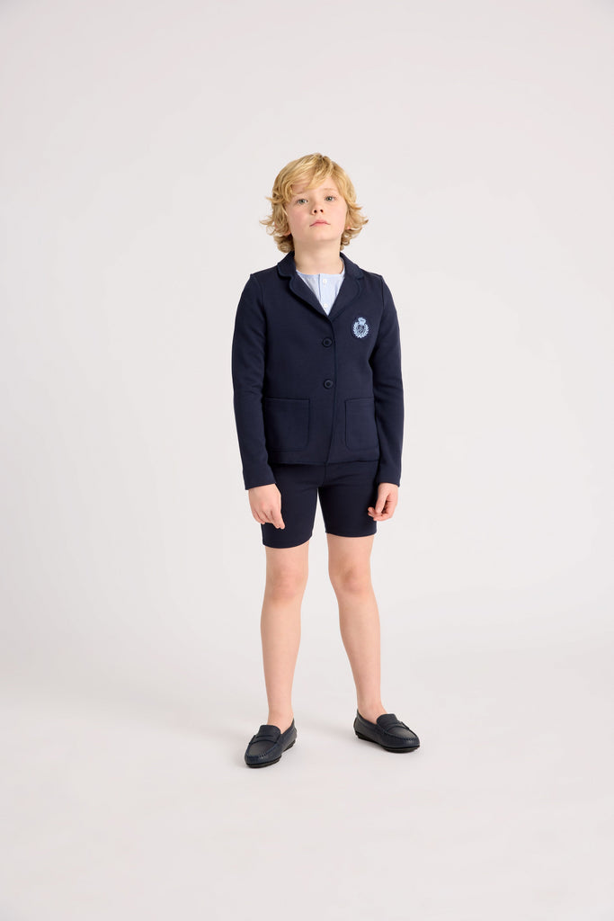 Little Parni K410 Milano Milano Boy's Shorts - Navy