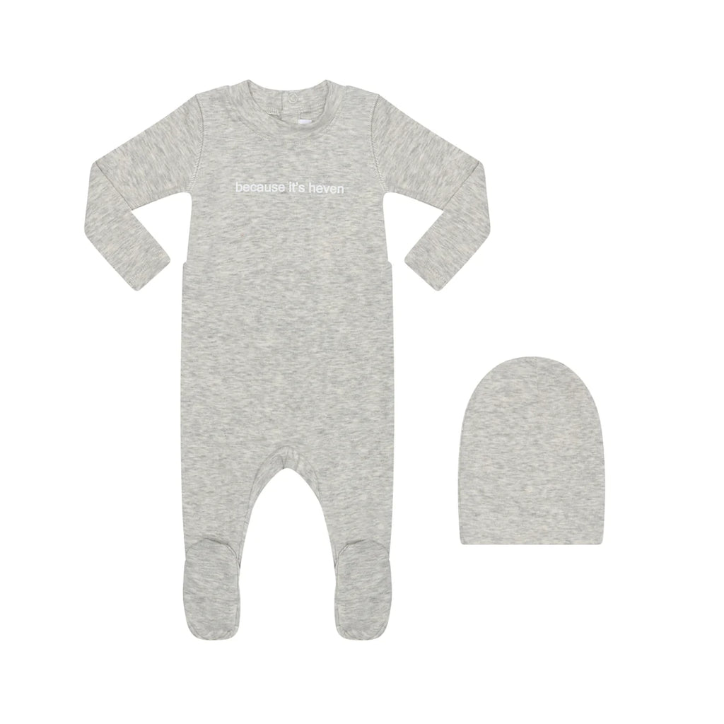 Heven H19 Essentials Baby Stretchy Set - Grey