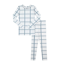 Load image into Gallery viewer, Heven PJ01 Kids Grid Pajama Set - Blue
