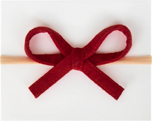 Load image into Gallery viewer, Adora Red Velvet Bow Headband