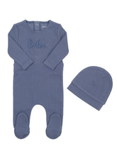 Load image into Gallery viewer, Bee &amp; Dee Rope Signature Footie/Beanie-Sea Blue
