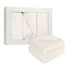 Load image into Gallery viewer, Ely&#39;s &amp; Co. Solid Scalloped Wash Cloth Set (3 Pack) - Cream