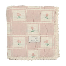 Load image into Gallery viewer, Bebe Organic Daisy Blanket - Mauve Pink
