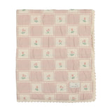Bebe Organic Daisy Blanket - Mauve Pink