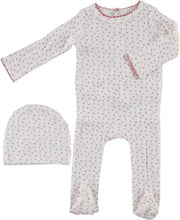 Load image into Gallery viewer, Bonjoy Pointelle Stretchie &amp; Beanie - Pink