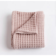 Load image into Gallery viewer, Blush Waffle Blanket