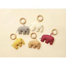 Load image into Gallery viewer, Elephant Rattle Teether- Coffee