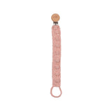 Arbii Crochet Pacifier Clip - Pink