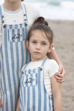 Load image into Gallery viewer, Farren &amp; Me Ribbed 3/4 Sleeve T-shirt - Light Denim Trim