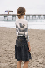 Load image into Gallery viewer, Farren &amp; Me Drop Sleeve Top - Navy Stripes