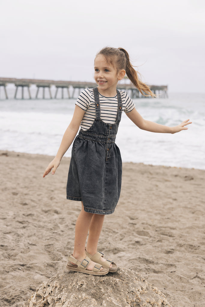 Farren & Me Denim Jumper - Black