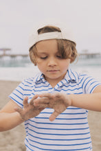 Load image into Gallery viewer, Farren &amp; Me Boys Polo - Royal Blue Stripes