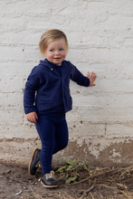 Load image into Gallery viewer, Farren &amp; Me Hooded Cardigan Set - Washed Blue