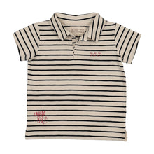 Load image into Gallery viewer, Farren &amp; Me Boys Polo - Navy Stripes