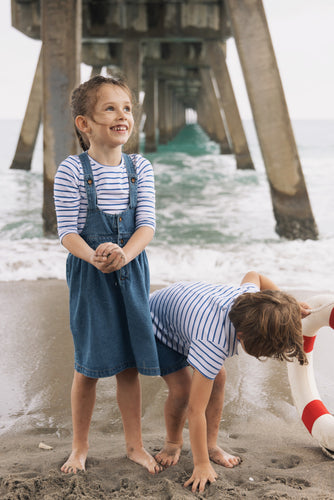 Farren & Me Denim Jumper - Blue