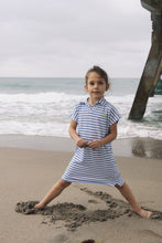 Load image into Gallery viewer, Farren &amp; Me Drop Shoulder Jumper - Royal Blue Stripes