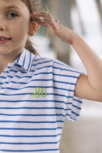 Load image into Gallery viewer, Farren &amp; Me Drop Shoulder Jumper - Royal Blue Stripes