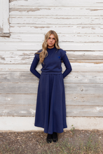 Load image into Gallery viewer, Farren &amp; Me Maxi Gathered Skirt - Washed Blue