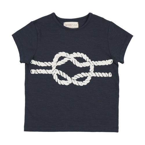 Farren & Me Oversized Top - Navy