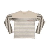 Farren & Me Drop Sleeve Top - Navy Stripes