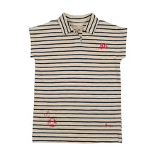Load image into Gallery viewer, Farren &amp; Me Drop Shoulder Jumper - Navy Stripes