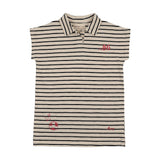 Farren & Me Drop Shoulder Jumper - Navy Stripes