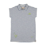 Farren & Me Drop Shoulder Jumper - Royal Blue Stripes
