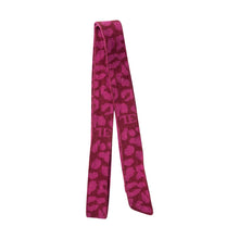 Load image into Gallery viewer, Limited Edition Leopard Knit Hair Tie - Raspberry