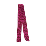 Limited Edition Leopard Knit Hair Tie - Raspberry