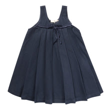 Load image into Gallery viewer, Numu Wool Pleated Swing Dress - Navy