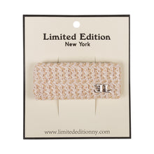 Load image into Gallery viewer, Limited Edition Crochet Raffia Hair Clip - Pale Beige