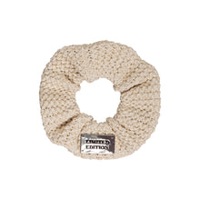 Load image into Gallery viewer, Limited Edition Crochet Raffia Scrunchie - Pale Beige