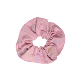 Limited Edition Embroidered Logo Scrunchie - Pale Pink
