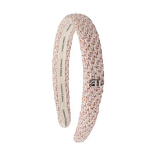 Load image into Gallery viewer, Limited Edition Crochet Raffia Thin Headband - Powder Pink