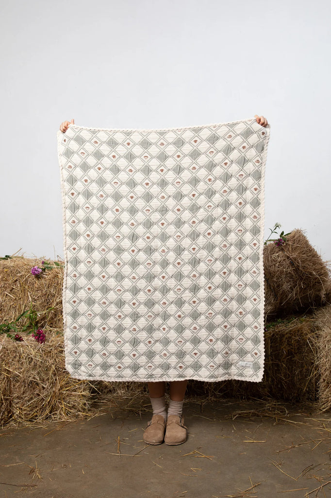 Bebe Organic Mushroom Blanket - Taupe