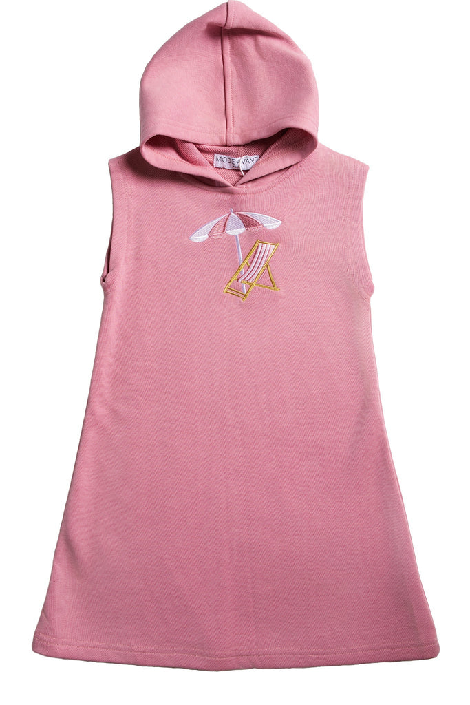 Mode Avant Beach Hoodie - Light Pink