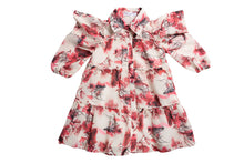 Load image into Gallery viewer, Mode Avant Print Dress - Ivory/Hot Pink