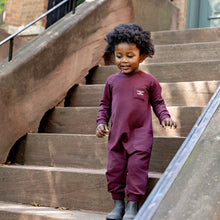 Load image into Gallery viewer, Rooie And Friends Baby Boiler Suit - Mauve