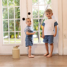 Load image into Gallery viewer, Retro Kid Hollis Denim Boy Short Pants