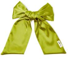 Load image into Gallery viewer, Le Enfant Vintage Viscose Oversizes Bow Green