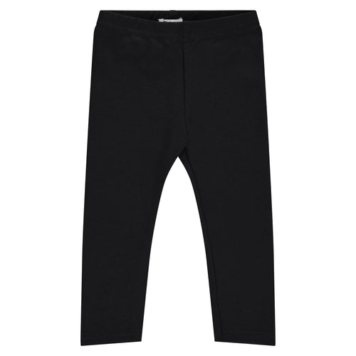 Pixie Label Twill Pants - Black
