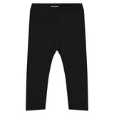 Pixie Label Twill Pants - Black
