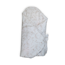 Load image into Gallery viewer, Petite Laure Secret Garden Baby Wrap With Bow  - Taupe