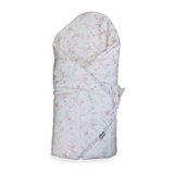 Petite Laure Secret Garden Baby Wrap With Bow  - Dusty Pink